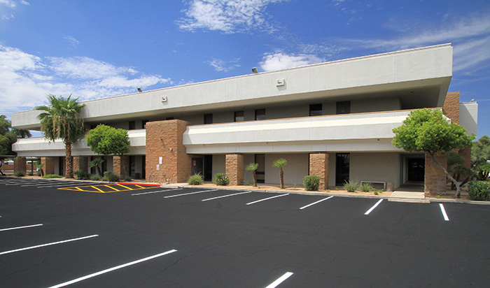A medical building photographed by Mark Haughwout