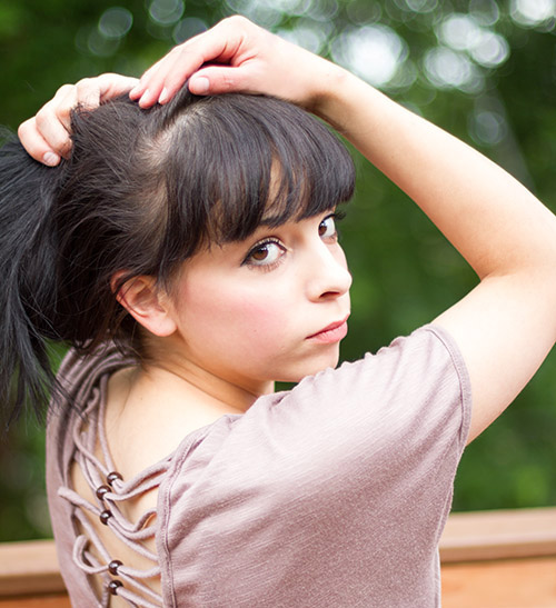 Erin outdoors Erin modeling outdoors in Flagstaff