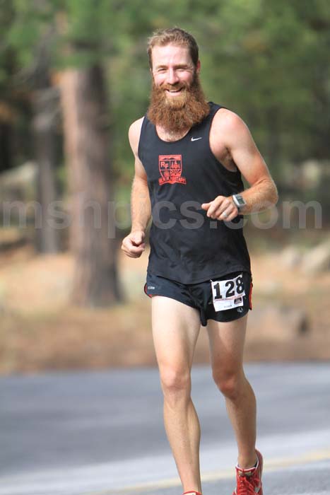 Brian Tinder running the Snowbowl Road Climb 2012 in Flagstaff AZ hosted by Team Run Flagstaff